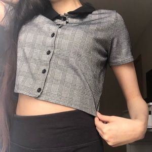 Sold on Mercari ‼️Forever21 polo crop top